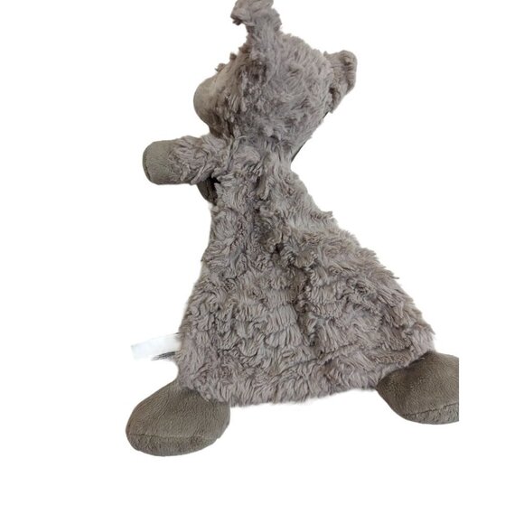 DEMDACO  sheep lamb lovey  plush toy stuffed animal 14 inch gray  rattle - Picture 5 of 9